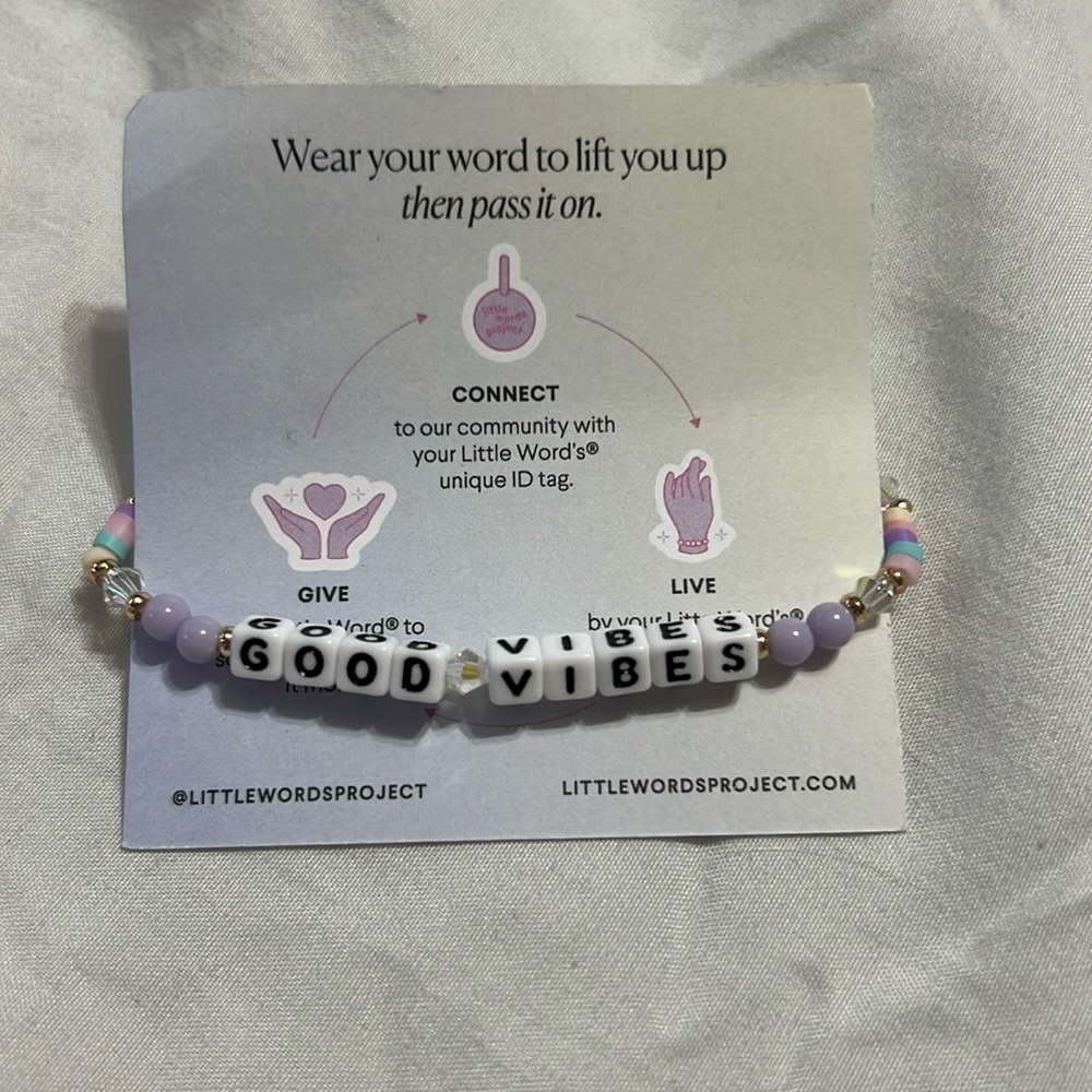 Little Words Project “Good Vibes” Bracelet